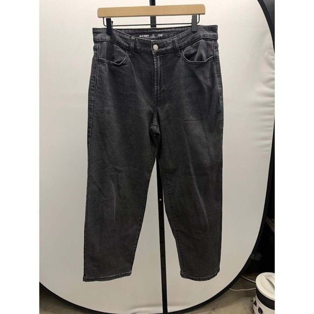 Old Navy High-Rise Loose Black Jeans
